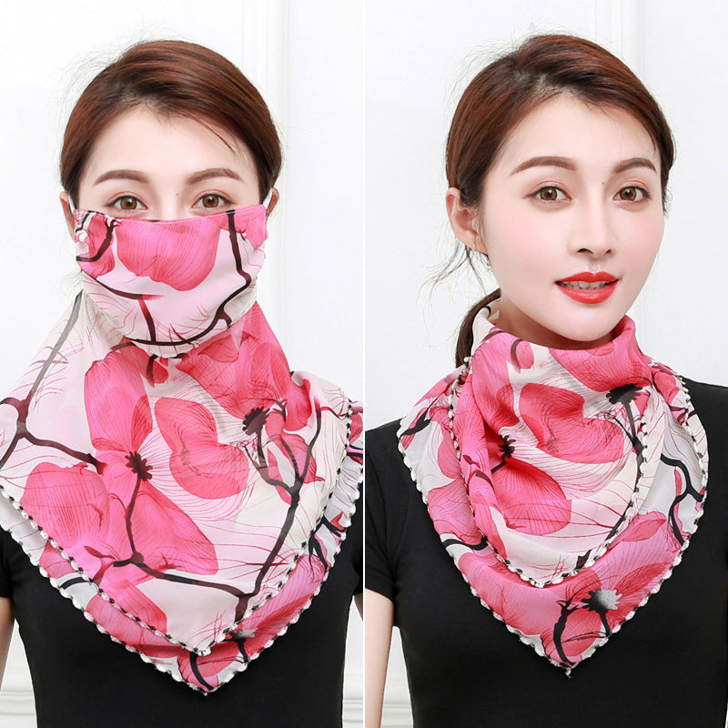 Women's sunscreen scarves