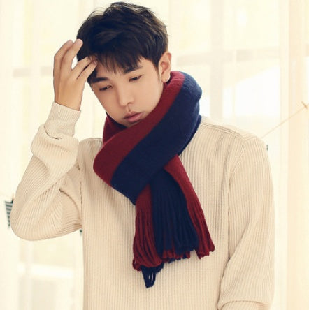 Men Scarves Can Match Colors Fashion