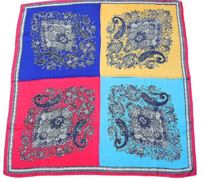 Fashion Silk Scarves Female Printing Hijab