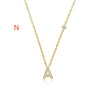 Fashion Jewelry 26 Letter Pendant Necklace Simple And Compact