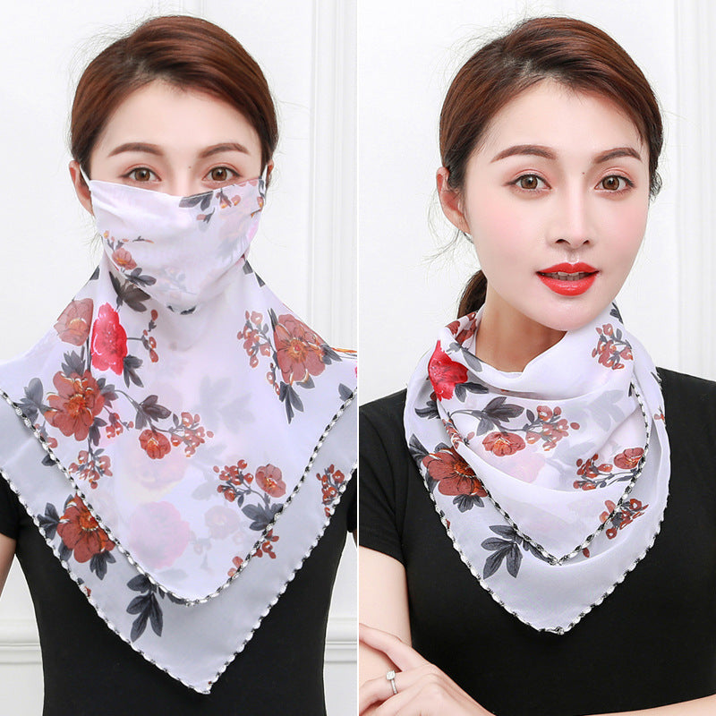 Women's sunscreen scarves