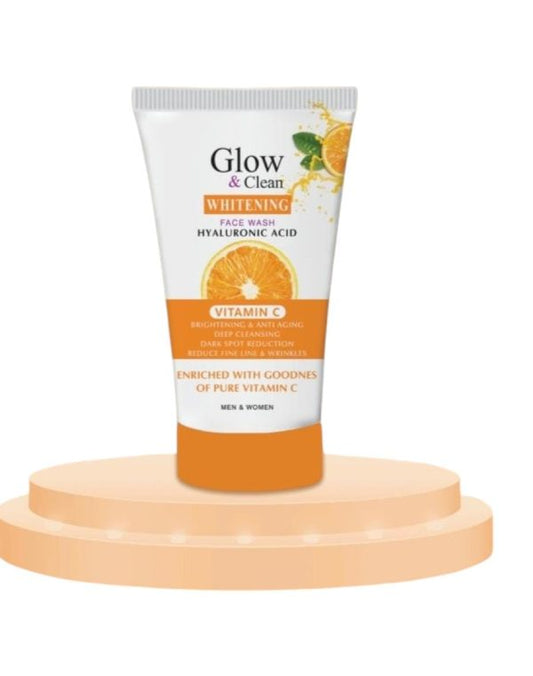 Glow & Clean Whitening Vitamin-c Face Wash Helps To Reduce Dark Spots 120 Ml