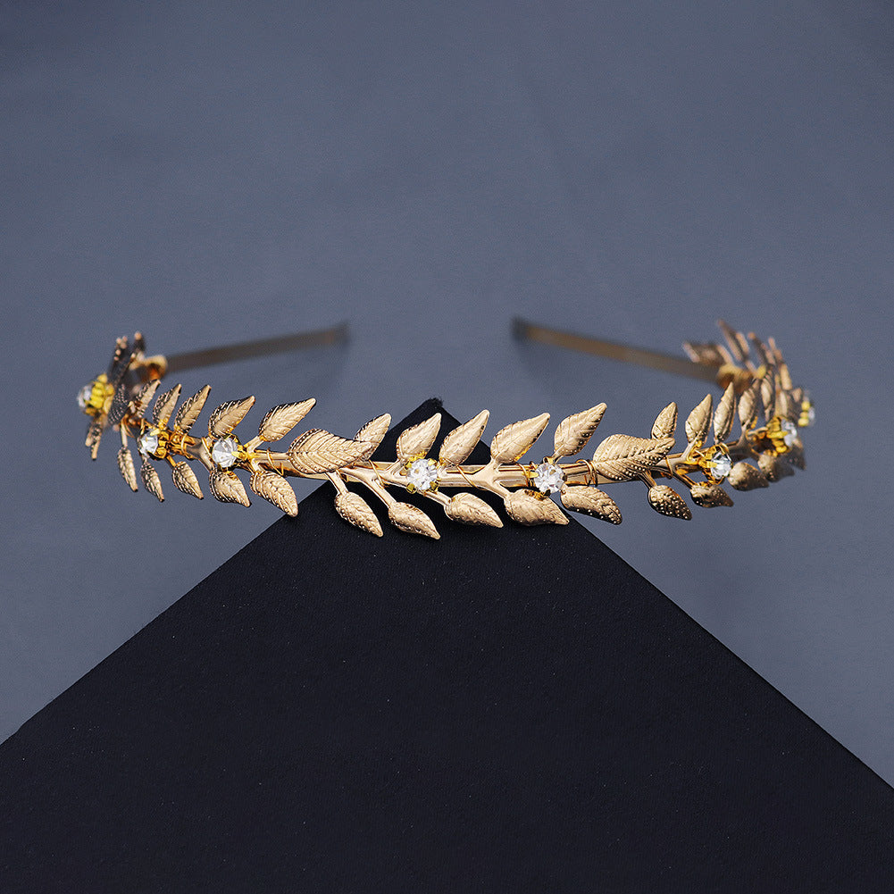 Online Influencer Jewelry Retro Golden Headband